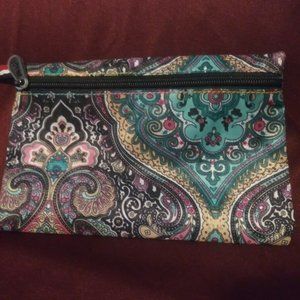 Upcycled Xmas Gift Mandala design Make up bag Plus Bonus ACCS